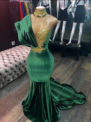 Green evening Prom Dresses,Long Prom Dress