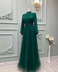 Green Prom Dress, Custom Made Evening Dress