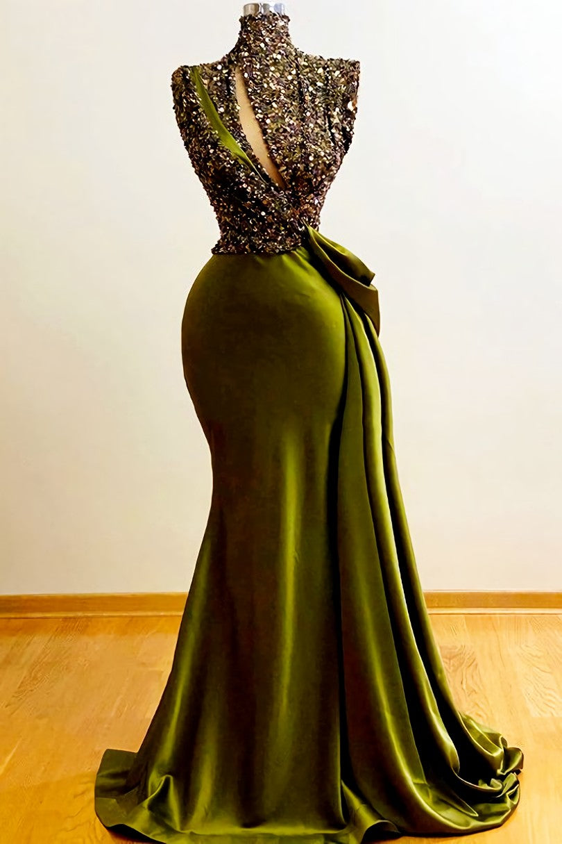 Green Prom Dresses Cheap | Evening dresses long