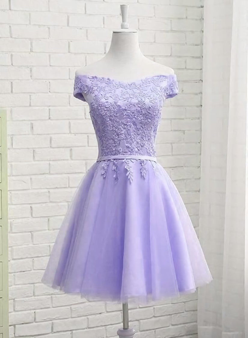 Light Purple Short New Style Homecoming Dress,New Party Dresses
